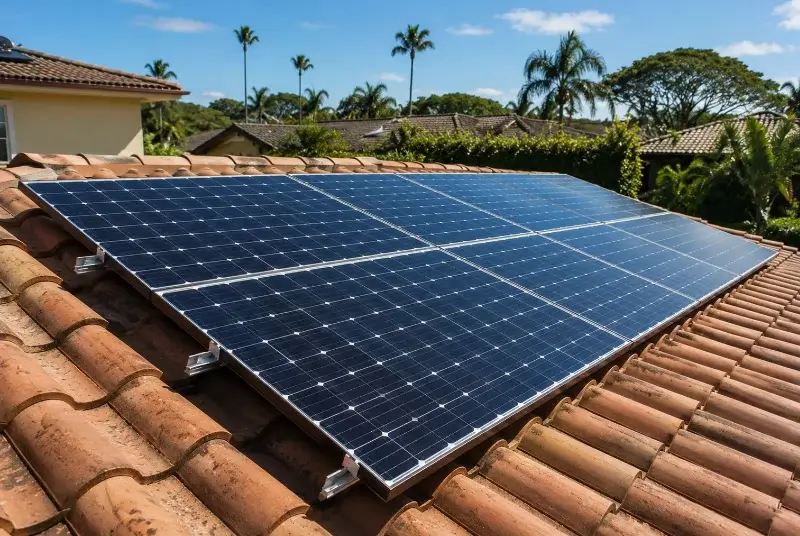 Installation de panneaux solaires à Soudan